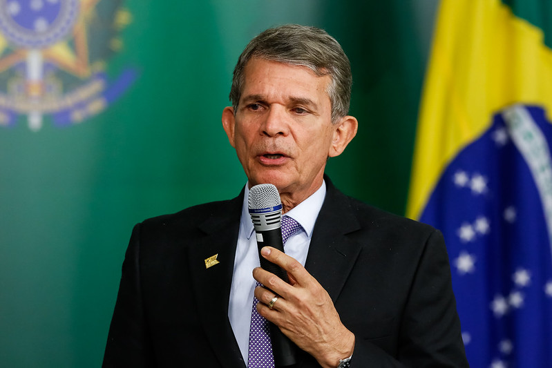 General Joaquim Silva e Luna, presidente da Petrobras, em coletiva de imprensa | Dividendos