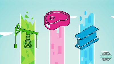 Commodities Meninas Super Poderosas Aço Petróleo Frigorífico