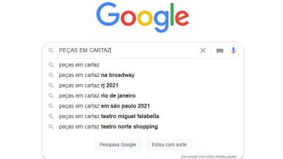 google pesquisa teatro