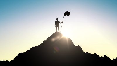 Business,,Success,,Leadership,,Achievement,And,People,Concept,-,Silhouette,Of