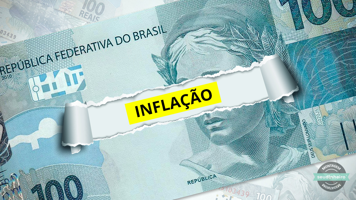 Nota 100 Reais Rasgada Inflação IPCA deflação agenda econômica ipca
