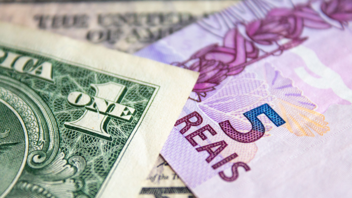 Dólar real 5 reais câmbio