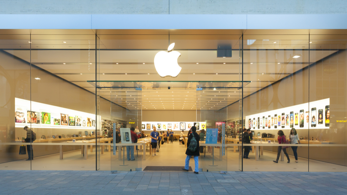 Fachada de loja da Apple