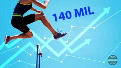 Corrida Salto Olimpíadas Gráficos 140 mil Ibovespa