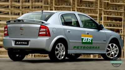 Carro Astra 2005 Petrobras Logo