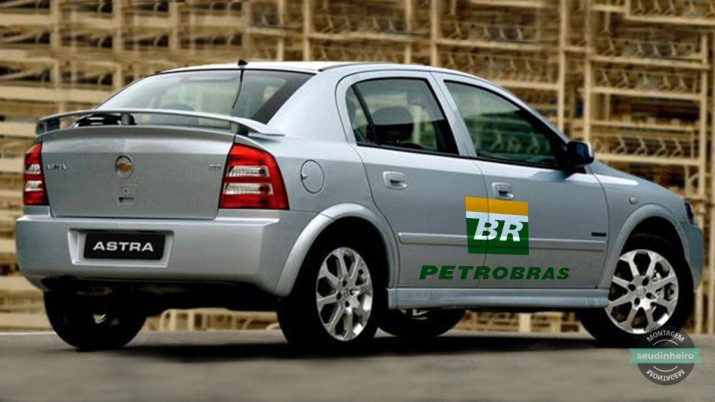 Carro Astra 2005 Petrobras Logo