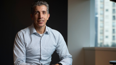 Foto de Eduardo Abreu, vice presidente de novos negócios da Visa, em entrevista sobre adoção do bitcoin