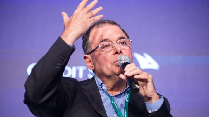 Luis Stuhlberger, gestor do Fundo Verde, falando durante evento do Credit Suisse