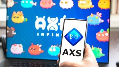 Russia,Moscow,30.05.2021.logo,screenshot,Of,Blockchain,Nft,Ethereum,Cryptocurrency,Game,Axie