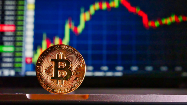 bitcoin e gráfico de ações