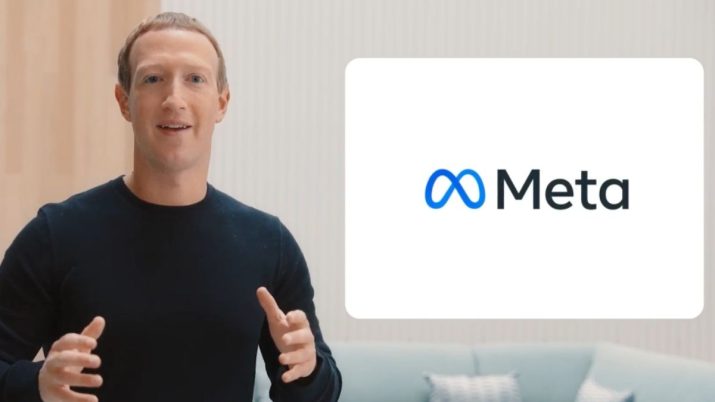 mark ao lado da logomarca nova da meta, que aposta no metaverso
