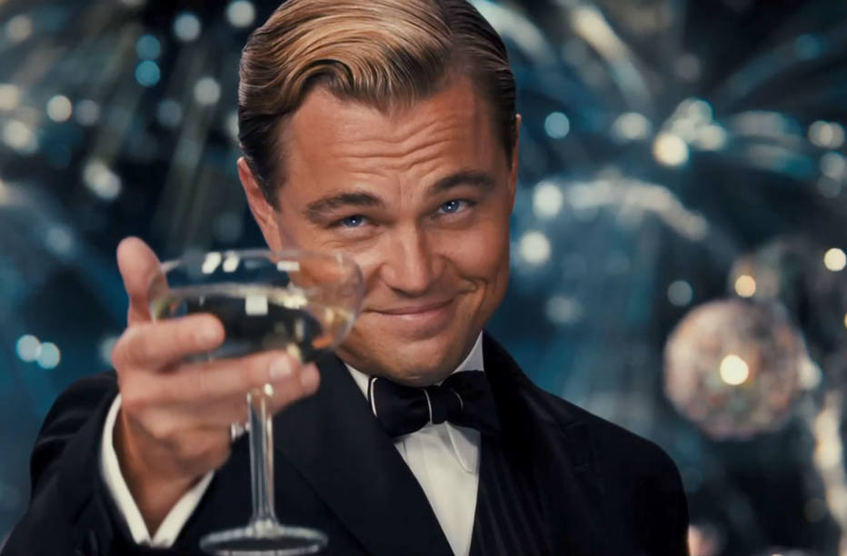 Leonardo Di Caprio em "O Grande Gatsby". O ator é uma das celebridades que investe em startups.