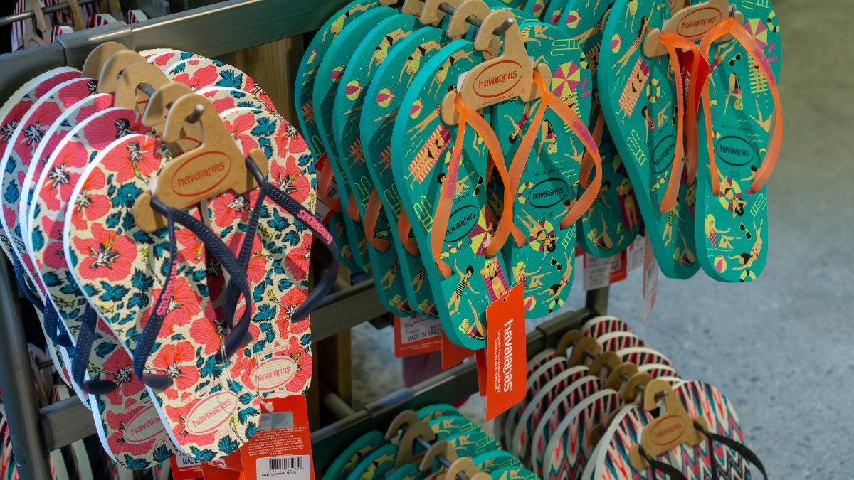 A Alpargatas (ALPA4) é dona da marca Havaianas