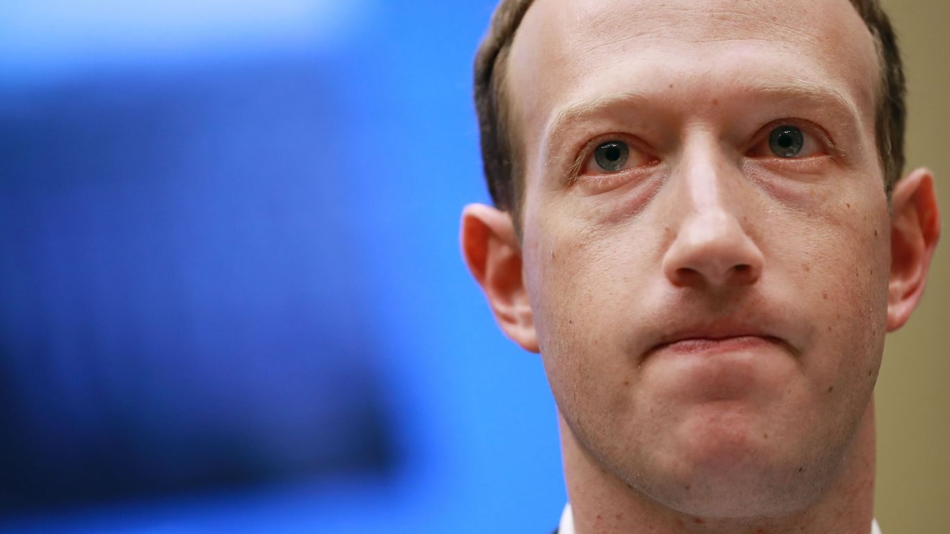 Mark Zuckerberg, fundador do Facebook, que mudou o nome para Meta