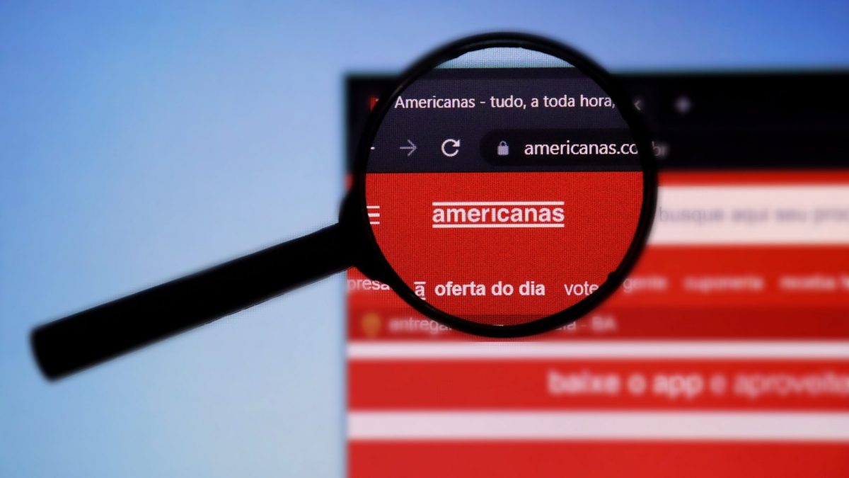 Lupa destaca site da Americanas.com em tela de computador