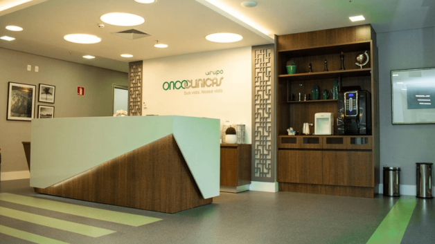 Foto da recepção da Oncoclínicas
