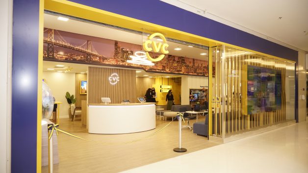 Fachada da loja CVC Corp