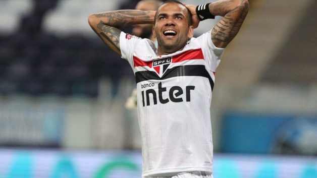 O jogador Daniel Alves (SPFC)