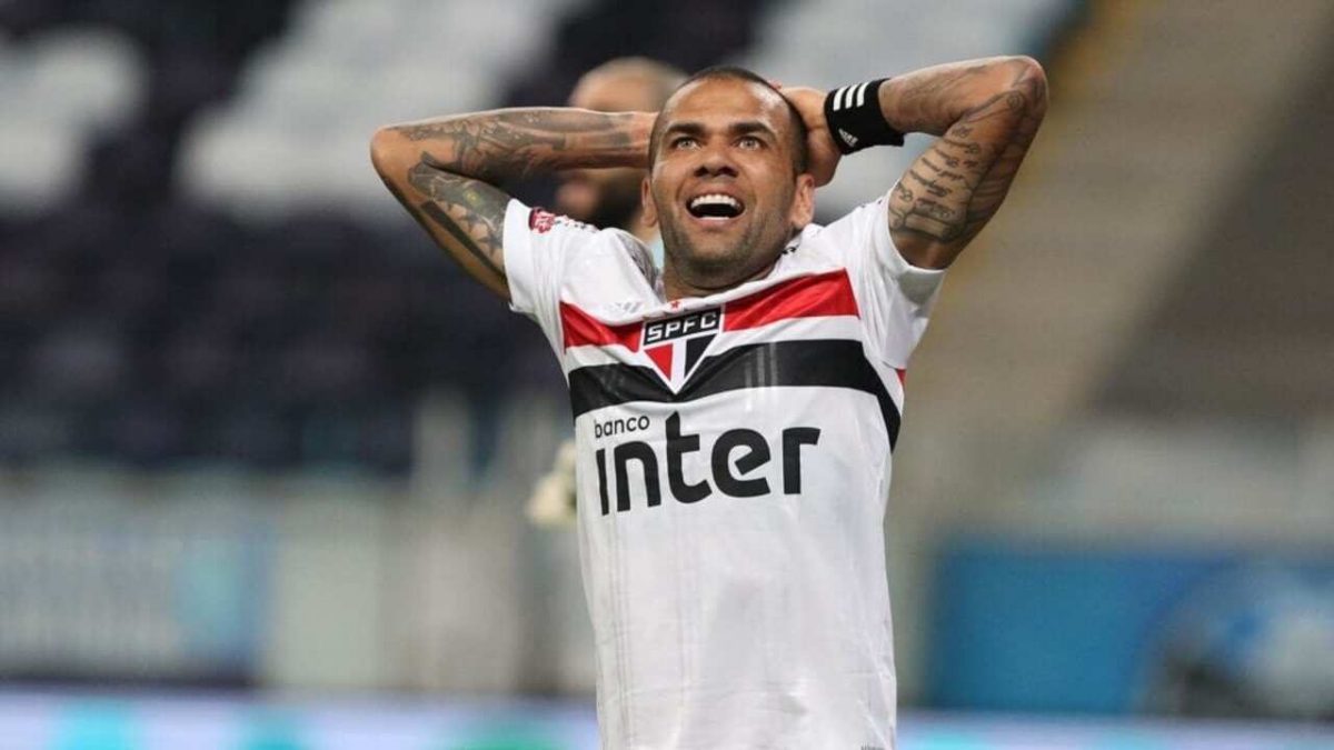 O jogador Daniel Alves (SPFC)