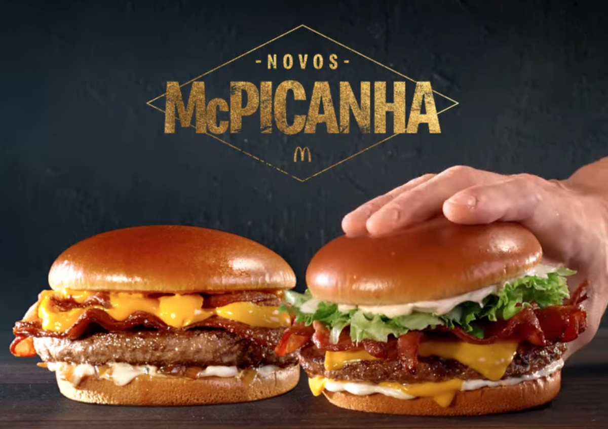 propaganda enganosa do McDonald's sobre o McPicanha; mcdonalds