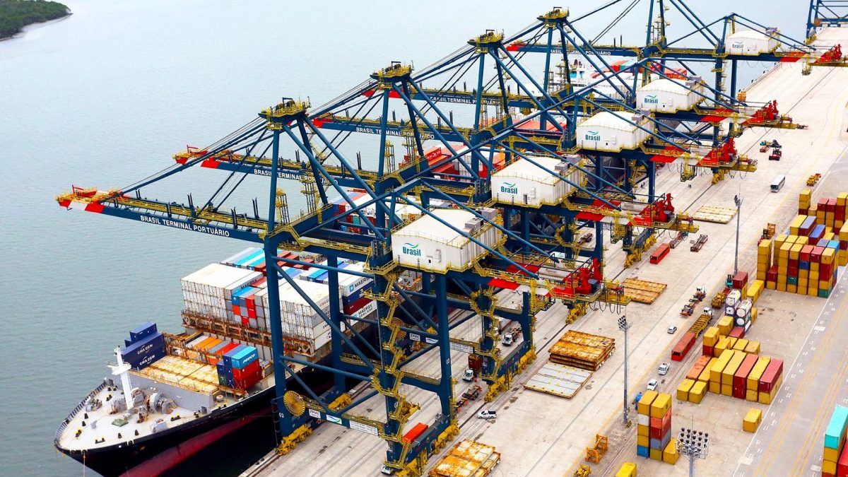 Terminal da APM no Porto de Santos