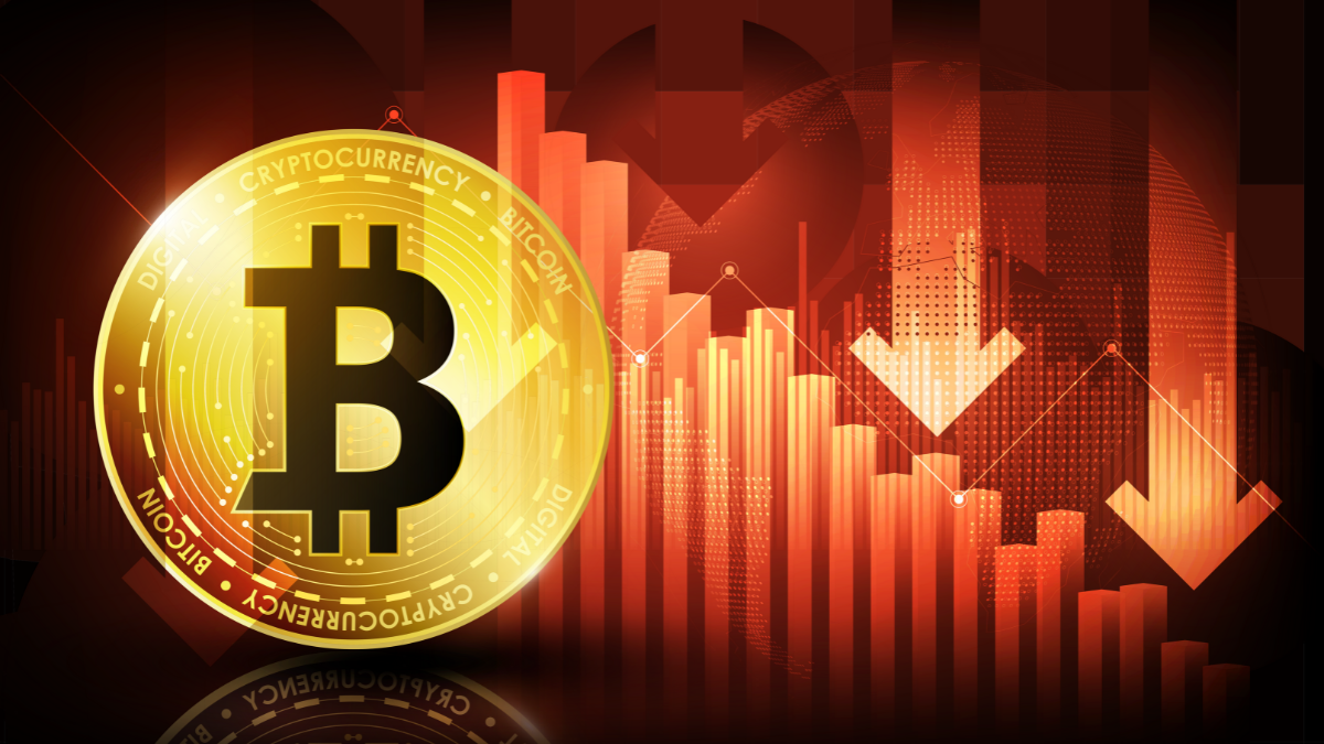 bitcoin (BTC) em queda