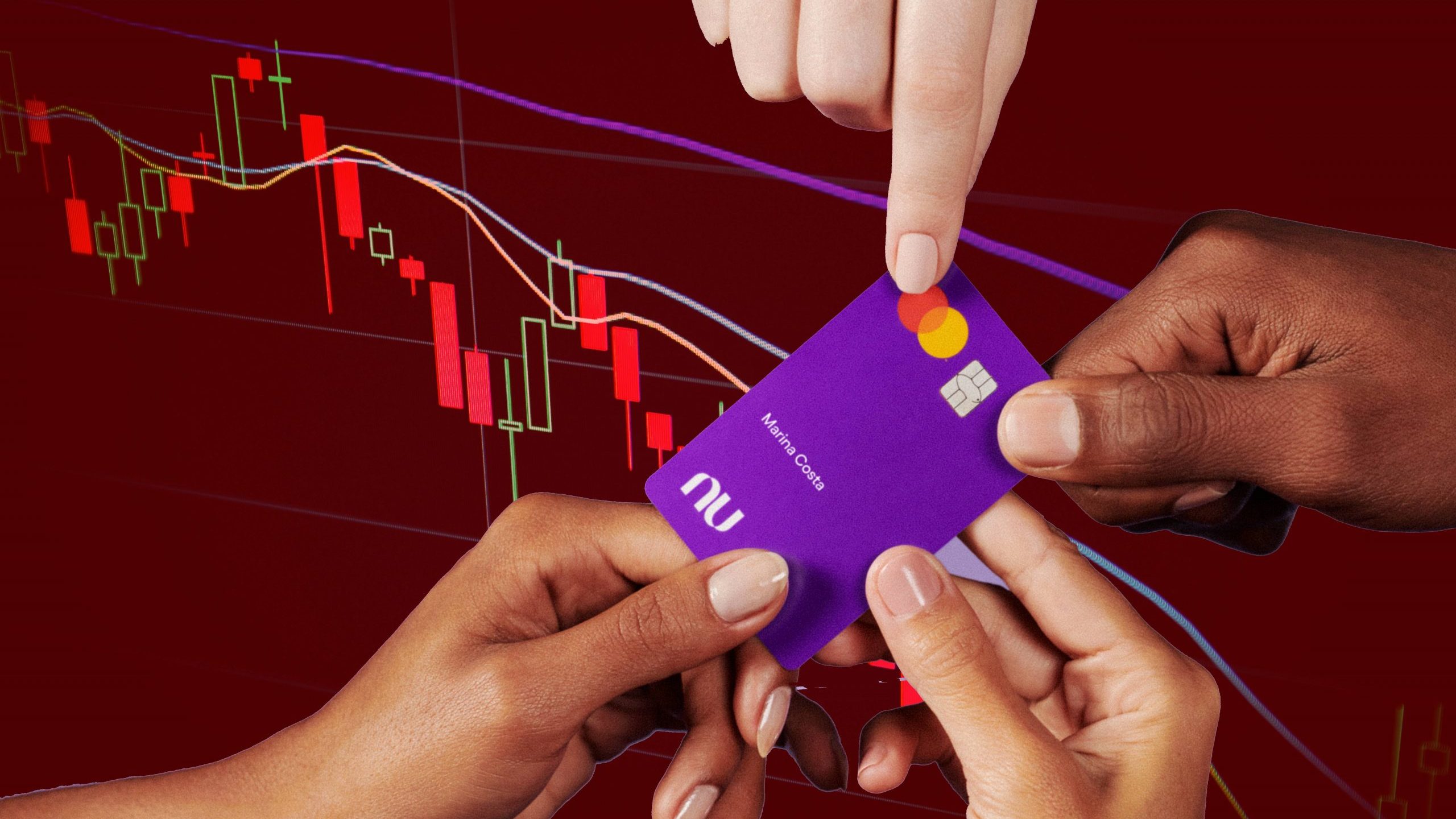 Nubank em queda