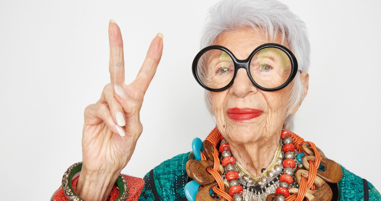 Iris Apfel, influencer de redes sociais, marketing
