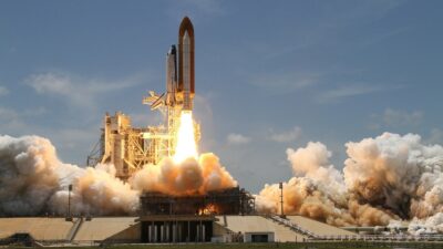 foguete, espaço, nave