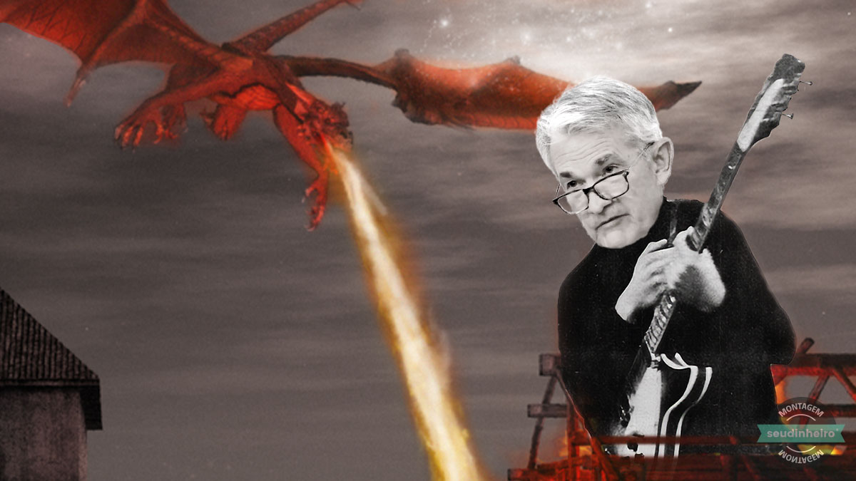 Jerome Powell como astro do rock nos anos 60