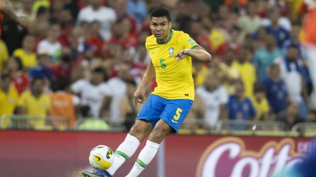 Casemiro em atuação pela seleção brasileira