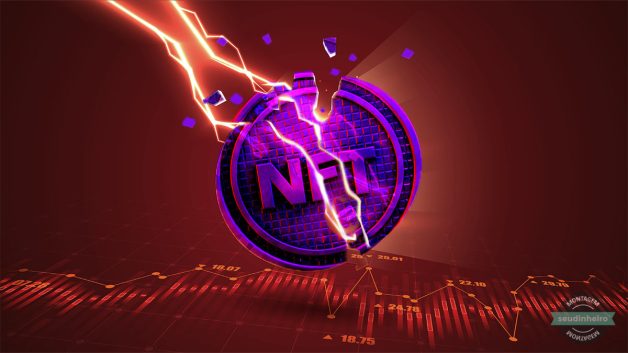 NFT quebrando com queda do mercado