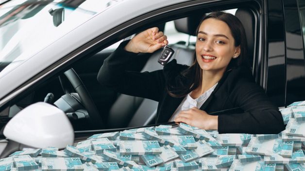 Dinheiro com carro