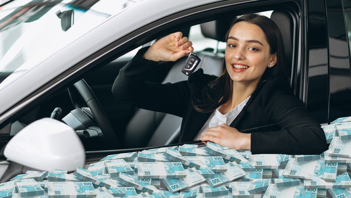 Dinheiro com carro