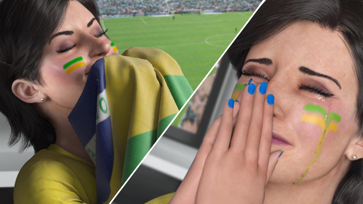 Lu do Magazine Luiza (MGLU3) montagem futebol