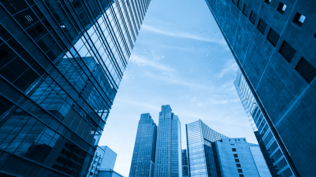 visão de prédios como representação de fundos imobiliários