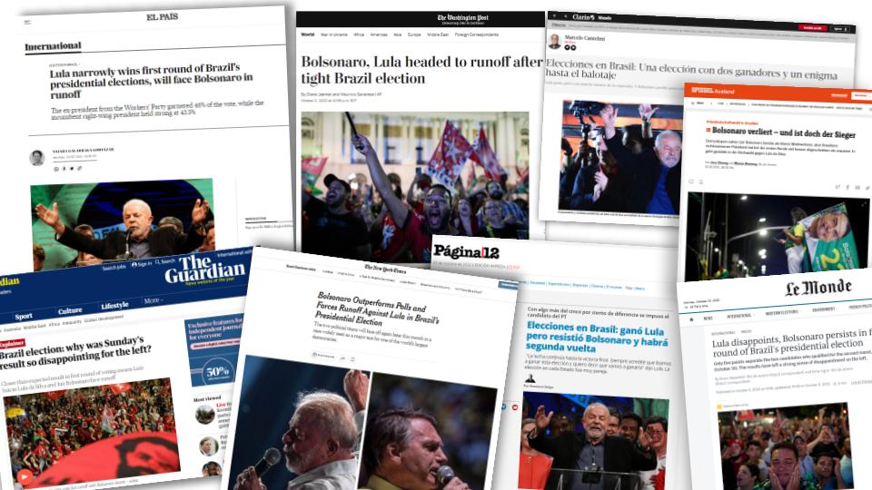 Imprensa estrangeira sobre a eleição