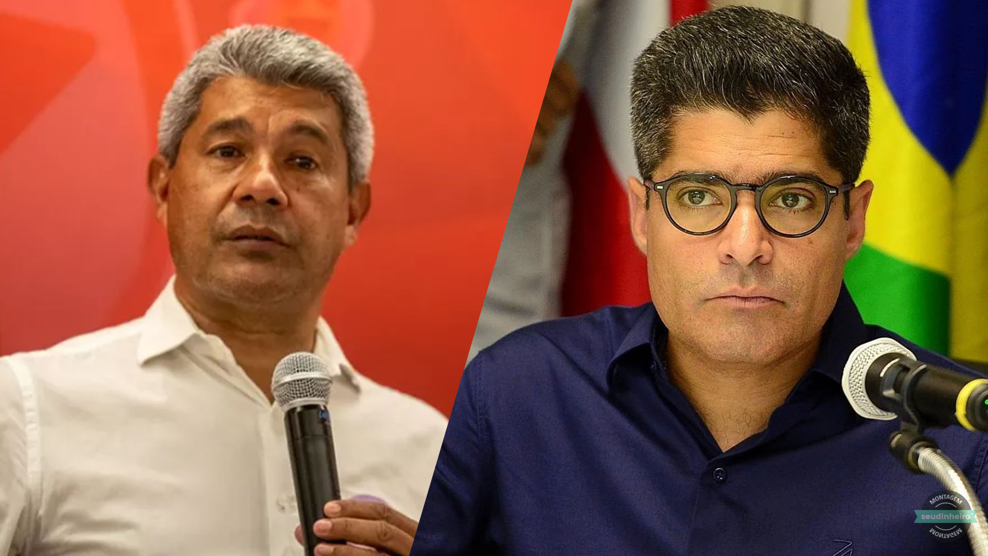 Jerônimo Rodrigues (PT) e ACM Neto (União Brasil)
