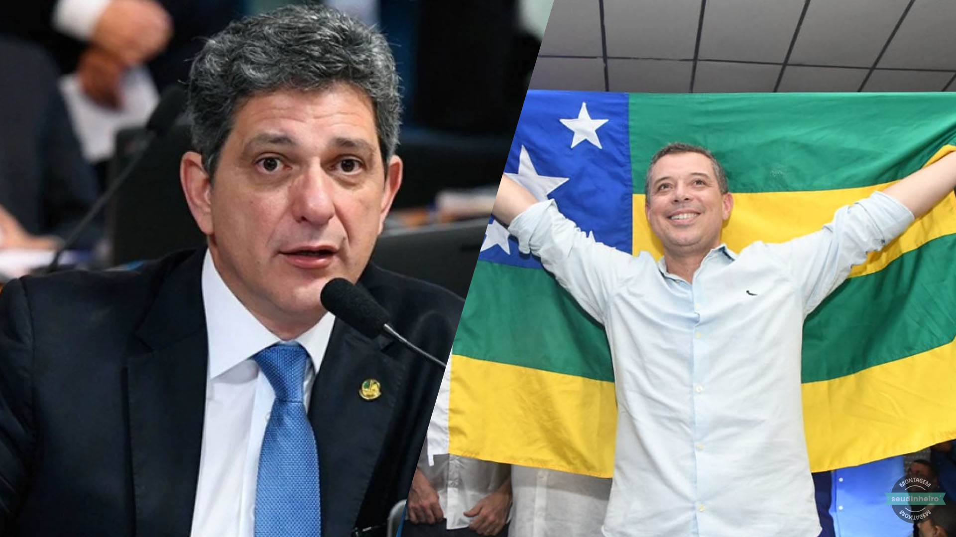 Rogério Carvalho (PT) e Fábio Mitidieri (PSD) – créditos Erick O’Hara-Marcos Oliveira-Agência Senado – montagem Brenda Silva