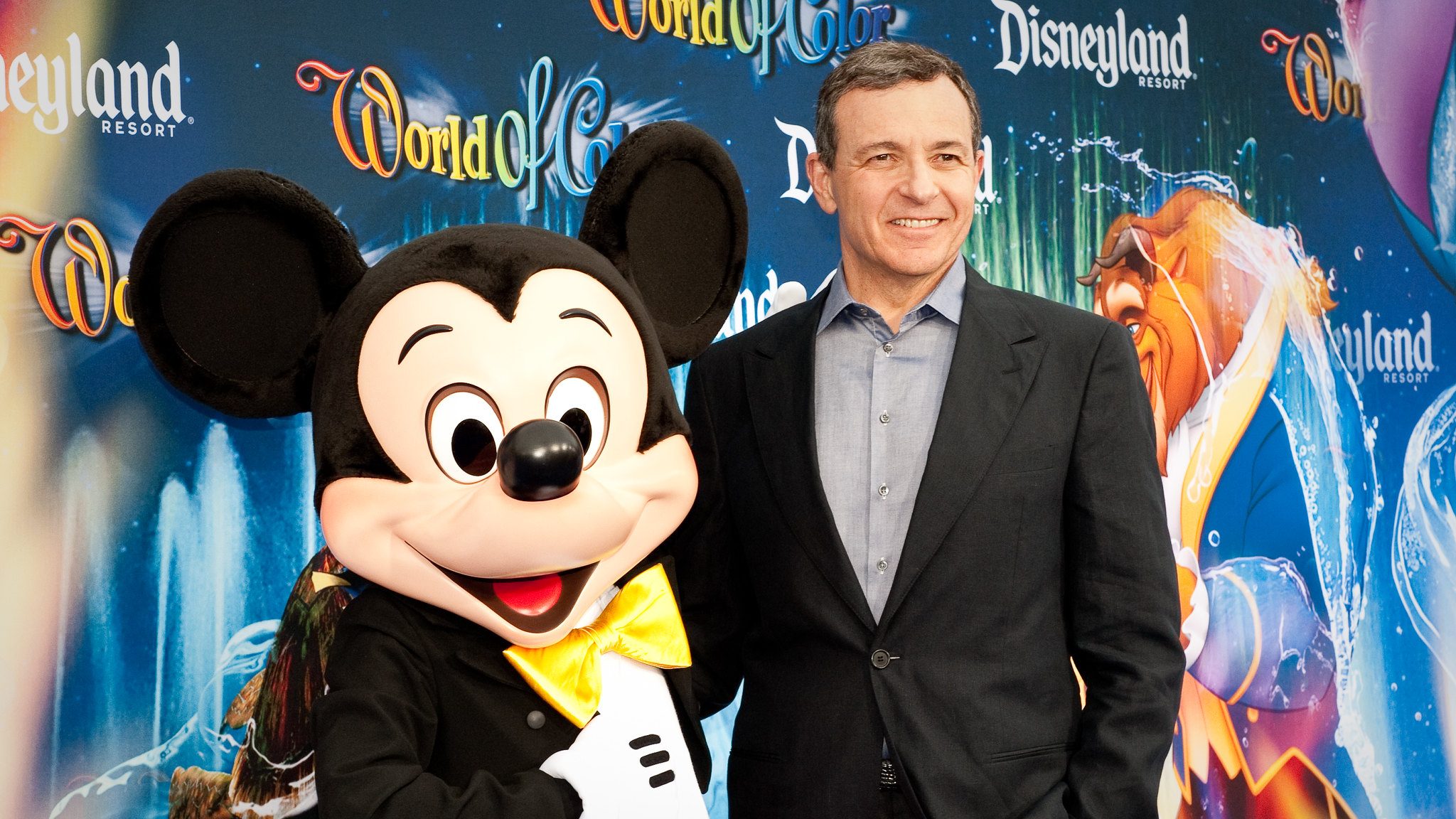 Bob Iger, CEO da Disney, na World of Color Premiere - Disney California Adventure Park