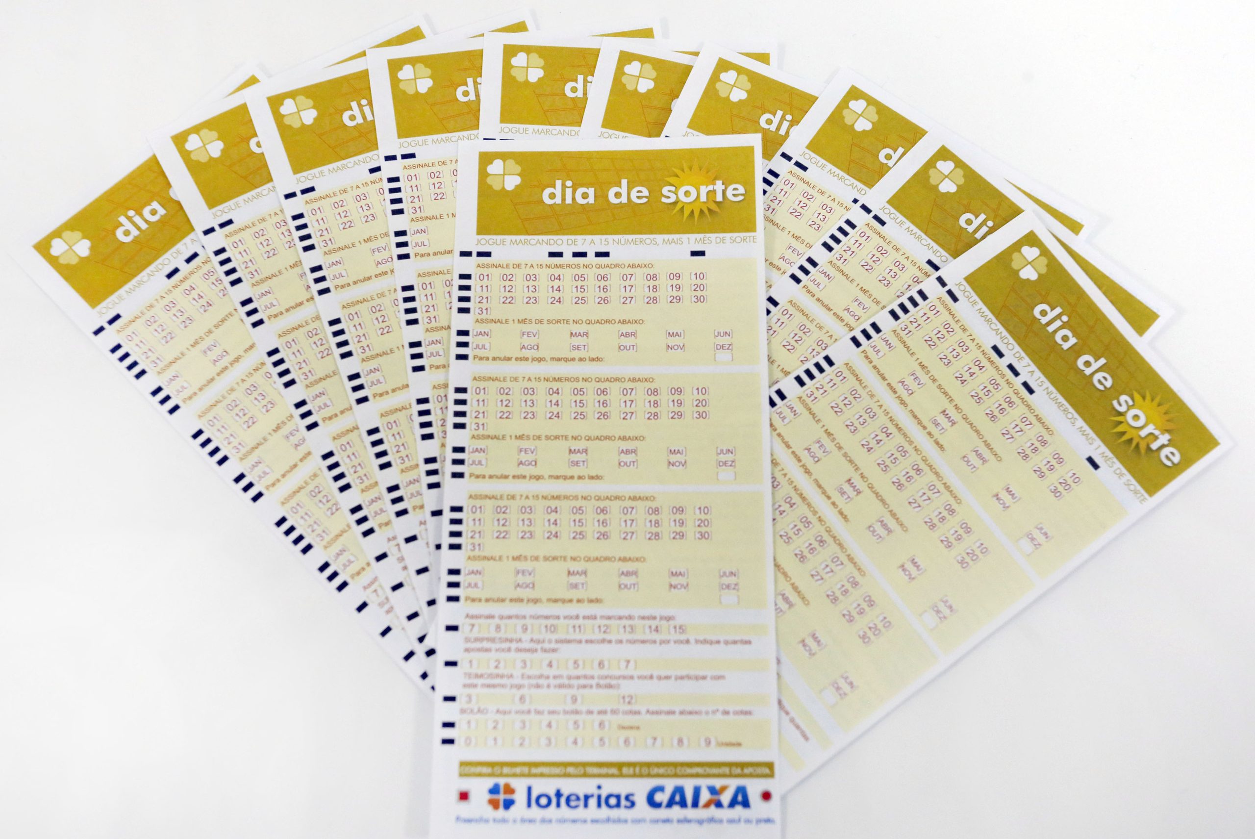 Bilhetes de loterias Dia de Sorte