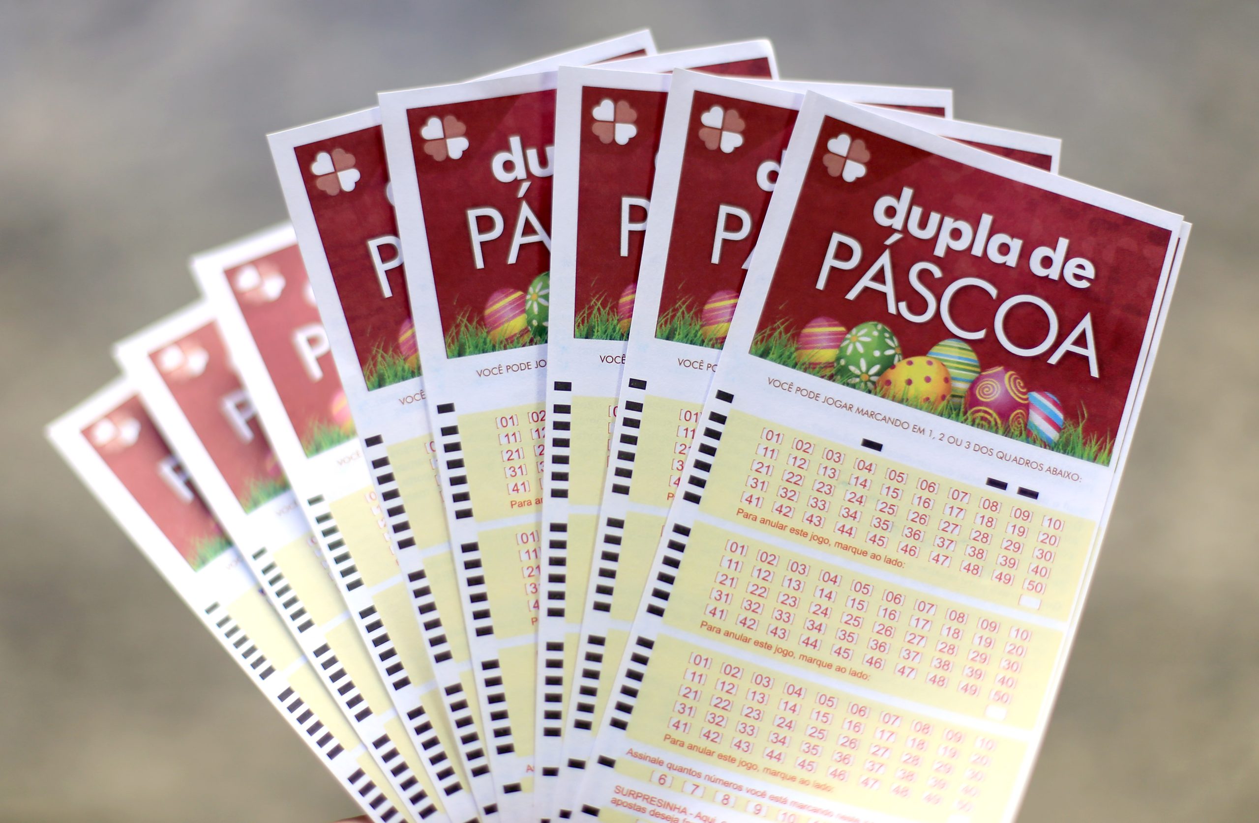 Bilhetes de loterias Dupla de Páscoa