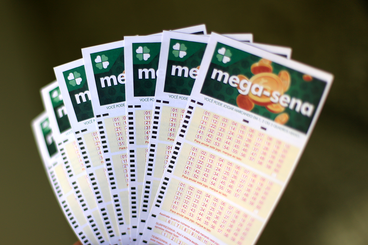 Bilhetes de loterias Mega-Sena