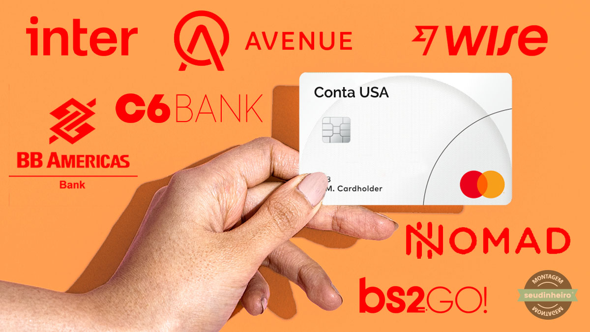Comparação entre contas em dólar