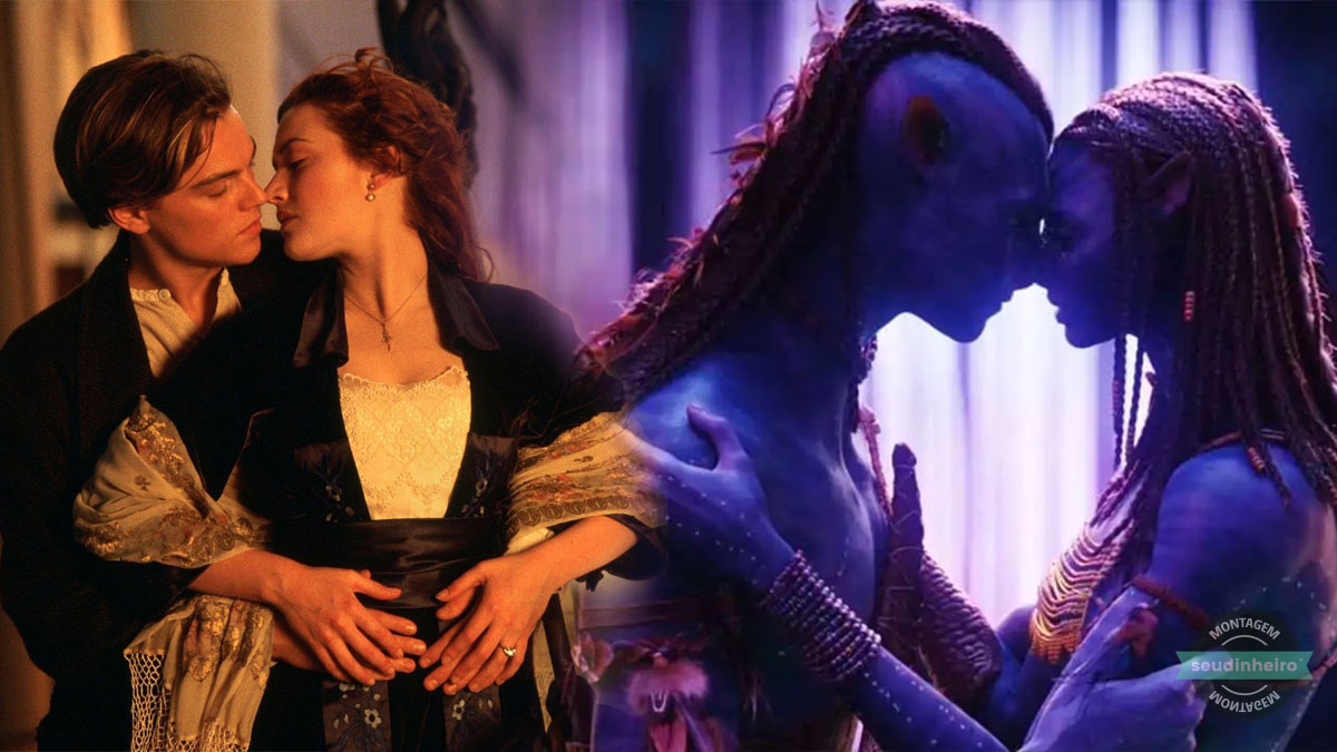 Os filmes "Avatar: O Caminho da Água" e "Titanic", dirigidos por James Cameron