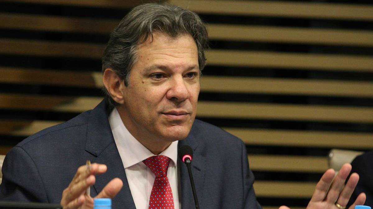 O ministro da Fazenda, Fernando Haddad, participa de reunião na Federação das Indústrias do Estado de São Paulo