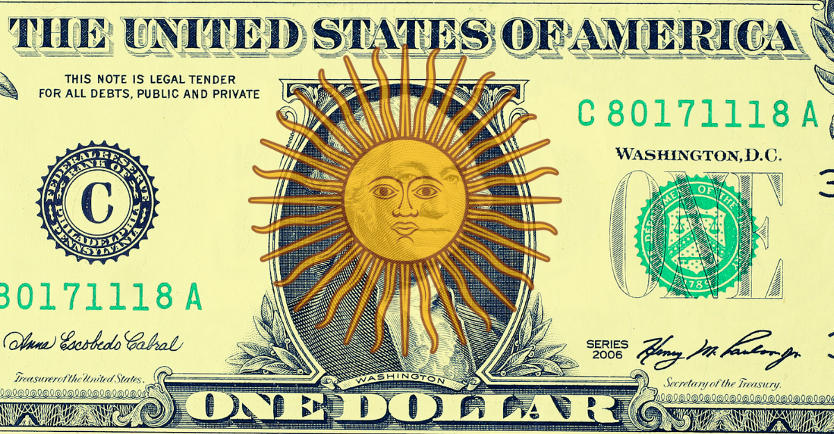 Dólar peso argentino moeda, Argentina, Estados Unidos moeda norte-americana