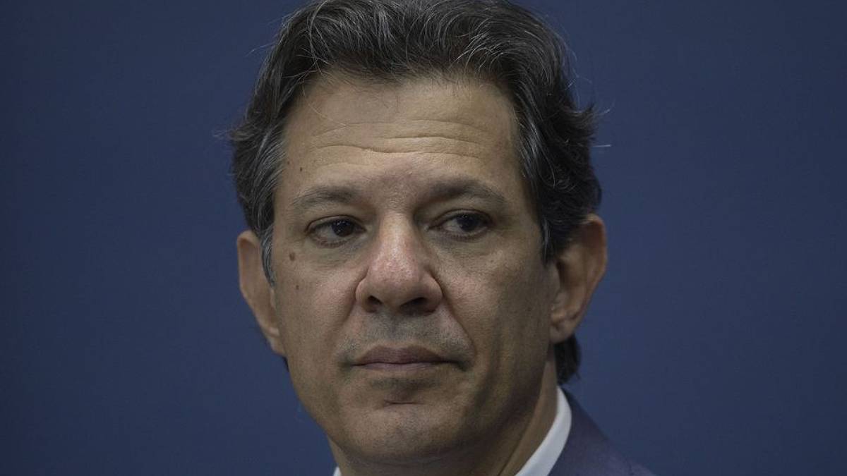 O ministro da Fazenda, Fernando Haddad