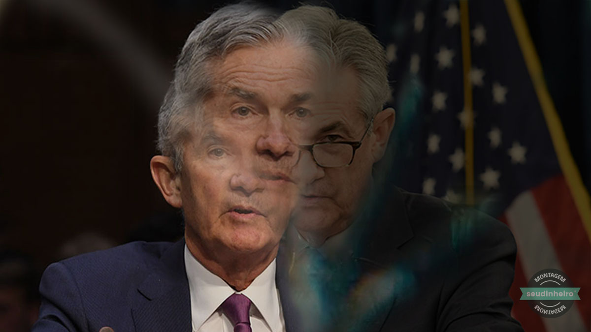 Jerome Powell, presidente do Fed, com efeito