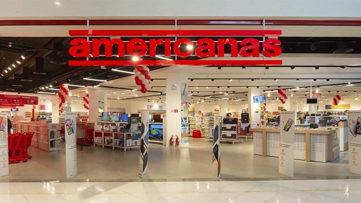 Fachada de loja da Americanas (AMER3)
